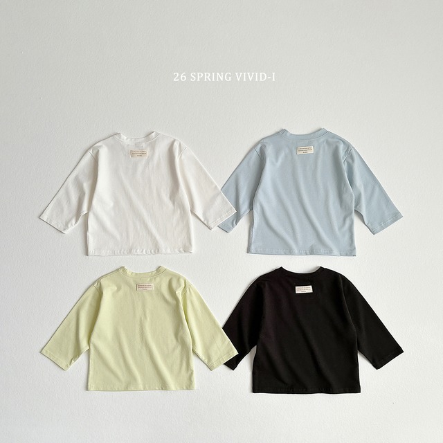 span label tee【VIVID】※3月下旬〜4月上旬発送予定