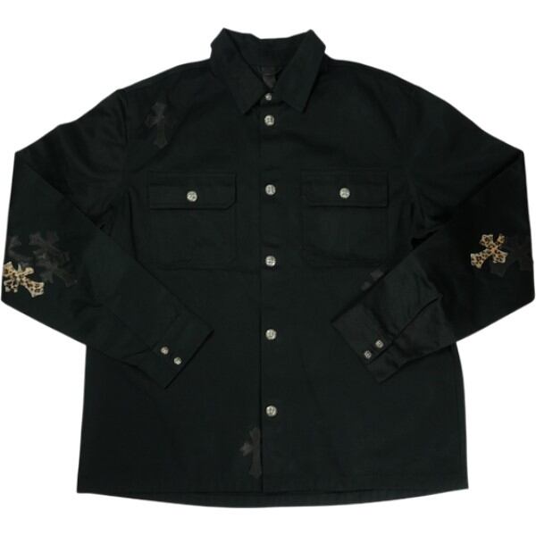 新品 CHROME HEARTS WORK DOG シャツ ブラック M Size【M】 CHROME HEARTS クロム・ハーツ WORK DOG FBRC BLACK