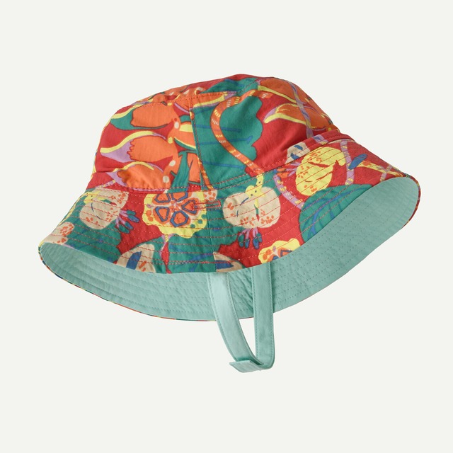 Patagonia Baby Sun Bucket Hat【24M-5T】Hot Ember