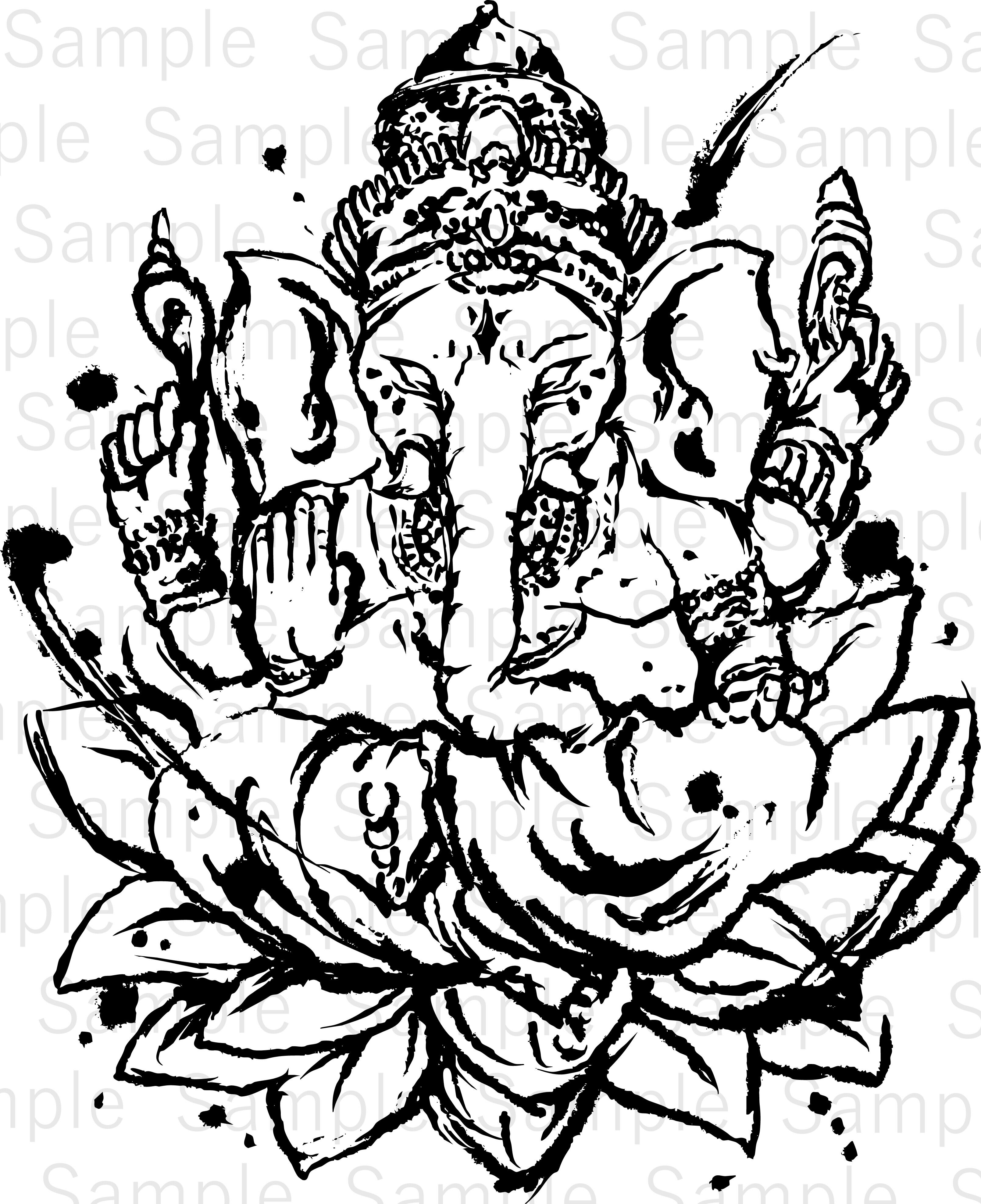 観音様（Kannon Bodhisattva） | デジタル墨絵処（Digital Sumi-e Studio）