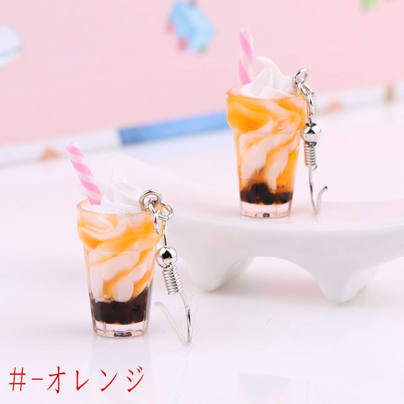 ピアス アクセサリー レジン樹脂 パフェ アイスクリーム フックタイプ