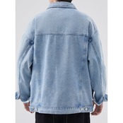 レトロカジュアル ライトブルー デニムジャケット af0022