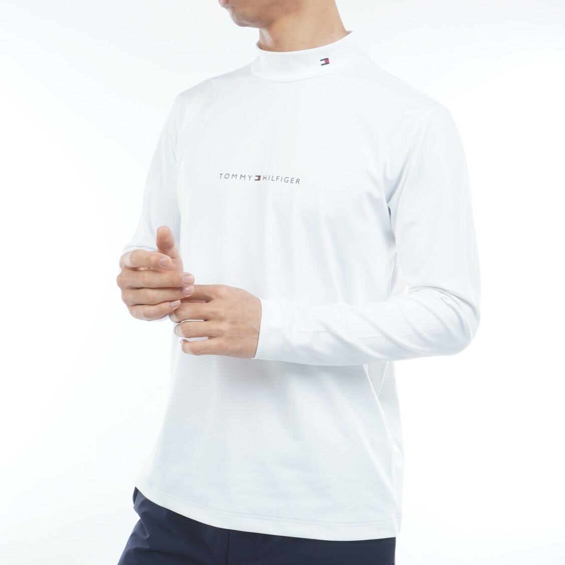 TOMMY HILFIGER GOLF】ベア天 長袖モックネックシャツ | GINZA MOTOKI