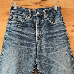 【LEVI'S】502xx 復刻 赤耳 ビッグE ギャラ入り 隠しリベット TALONジップ ヒゲ ハチノス W27