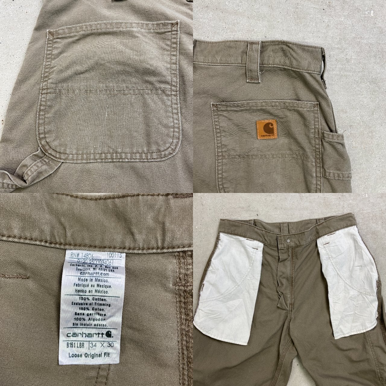 Carhartt カーハート コットン ペインターパンツ Loose Original Fit