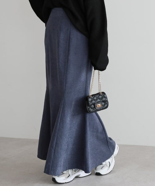 しなやかスエードマーメイドスカート