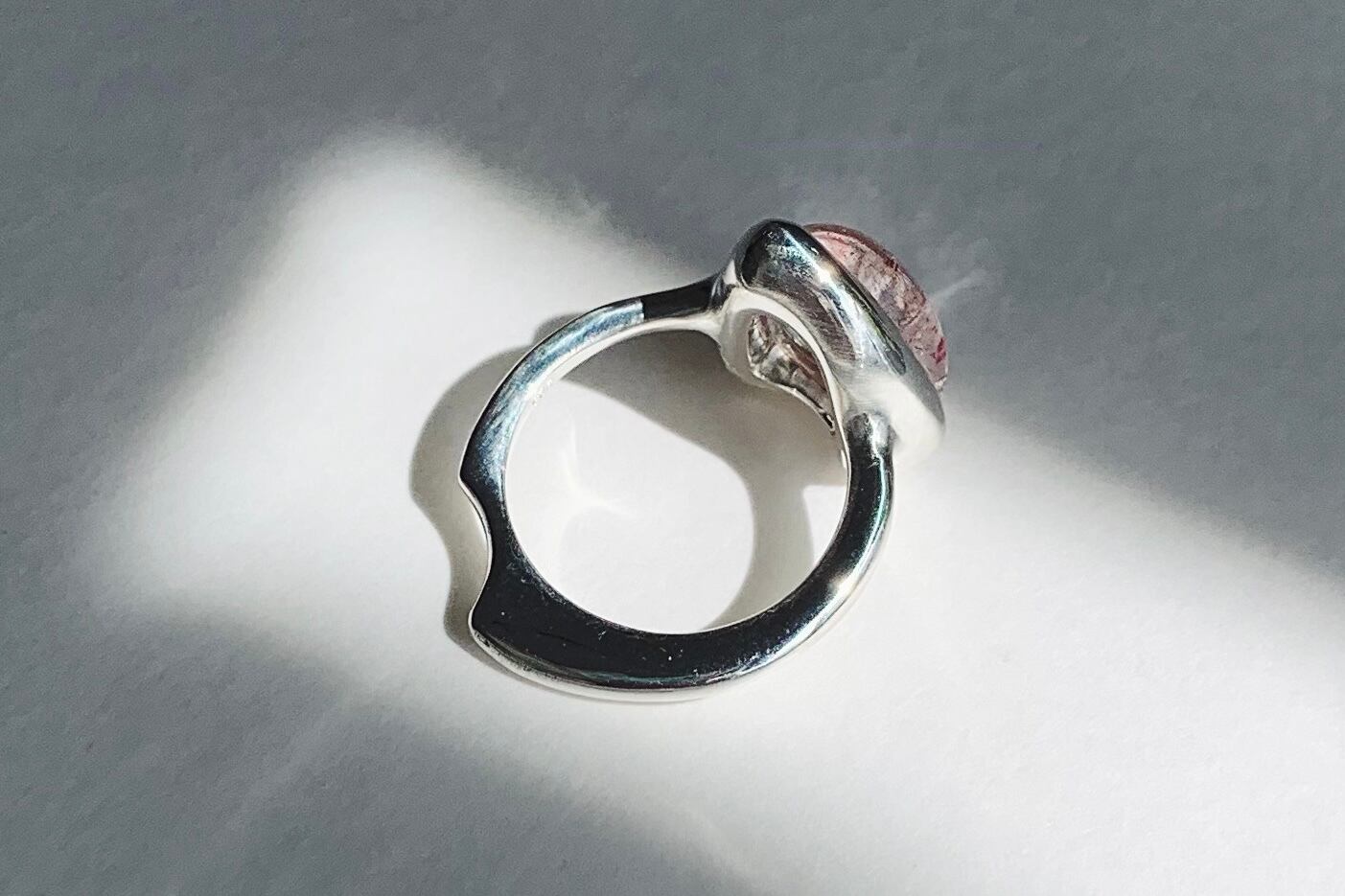 扉 レピドクロサイトインクォーツ リング silver no,174