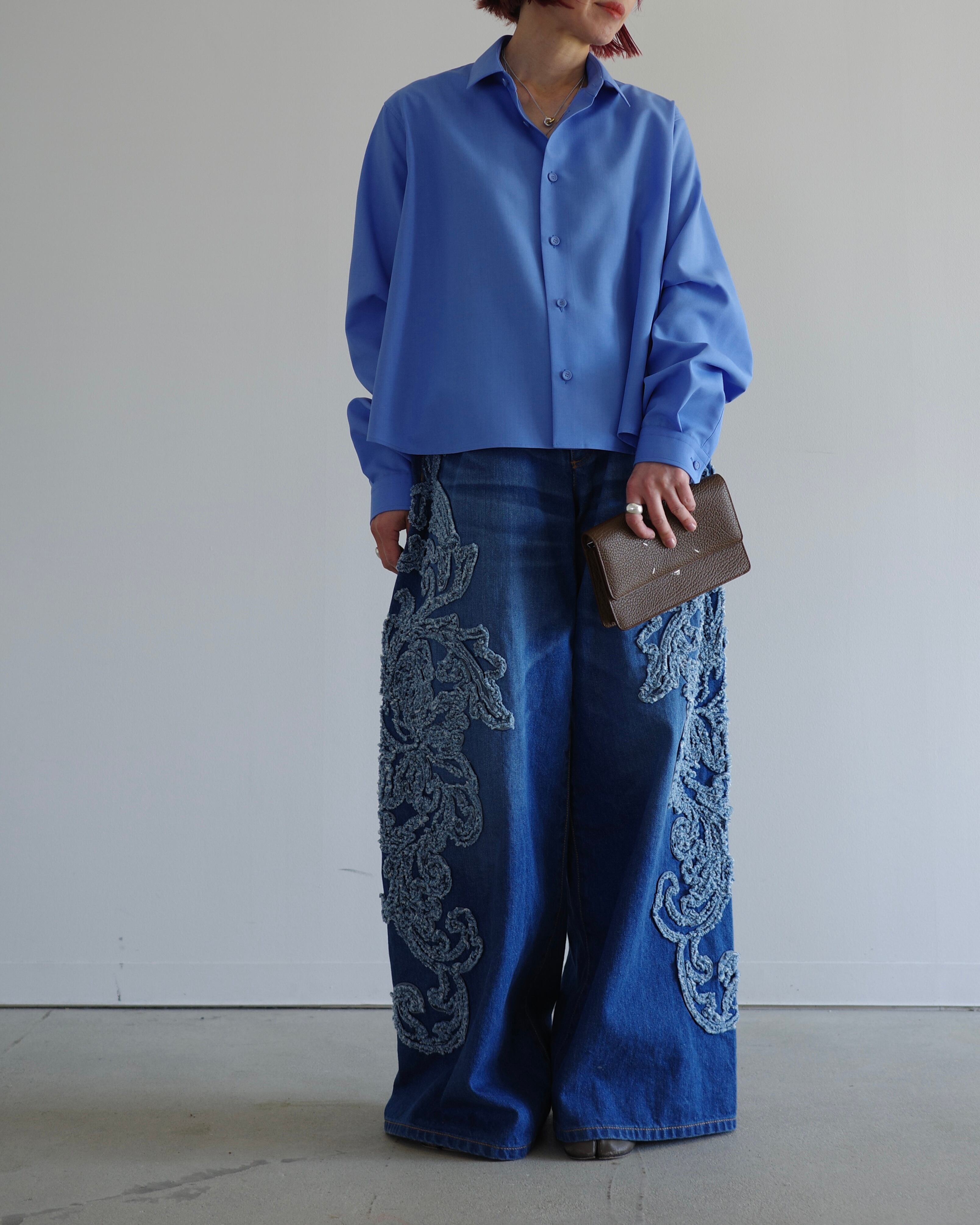 THE RERACS / REGULAR COLLAR A-LINE SHIRT | LA VILLA ROUGE