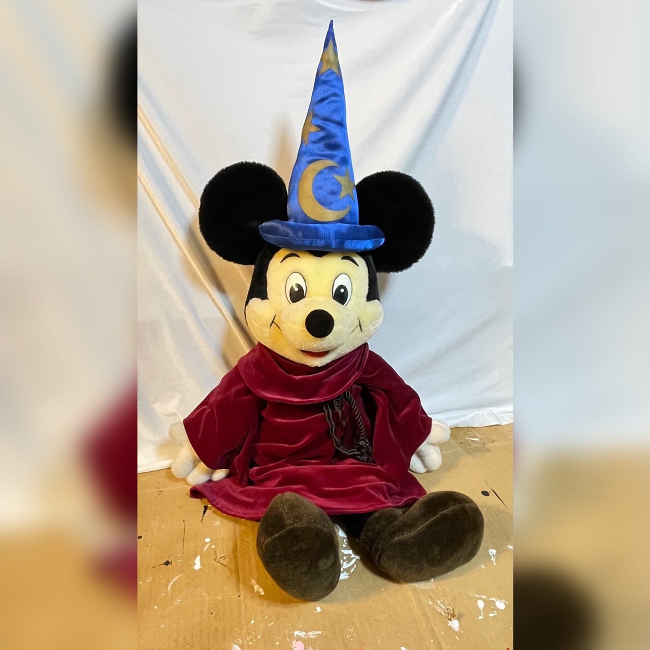 80s ミッキーマウス　ファンタジア ぬいぐるみ /1980s Vintage Disney Mickey Mouse Fantasia Plush  | THE PUPPEZ☆e-shop　/ ザ　パペッツ松本-WEBショップ powered by BASE