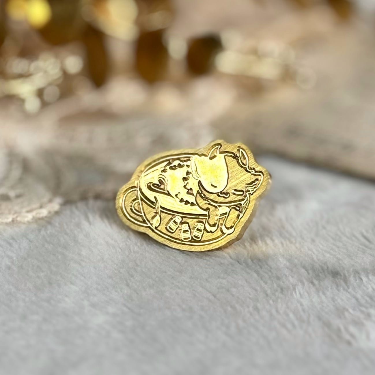 【横34㎜×縦25㎜】エクシムオリジナルヘッド カフェモカモカ ホルスタイン #SWH-CMCOW