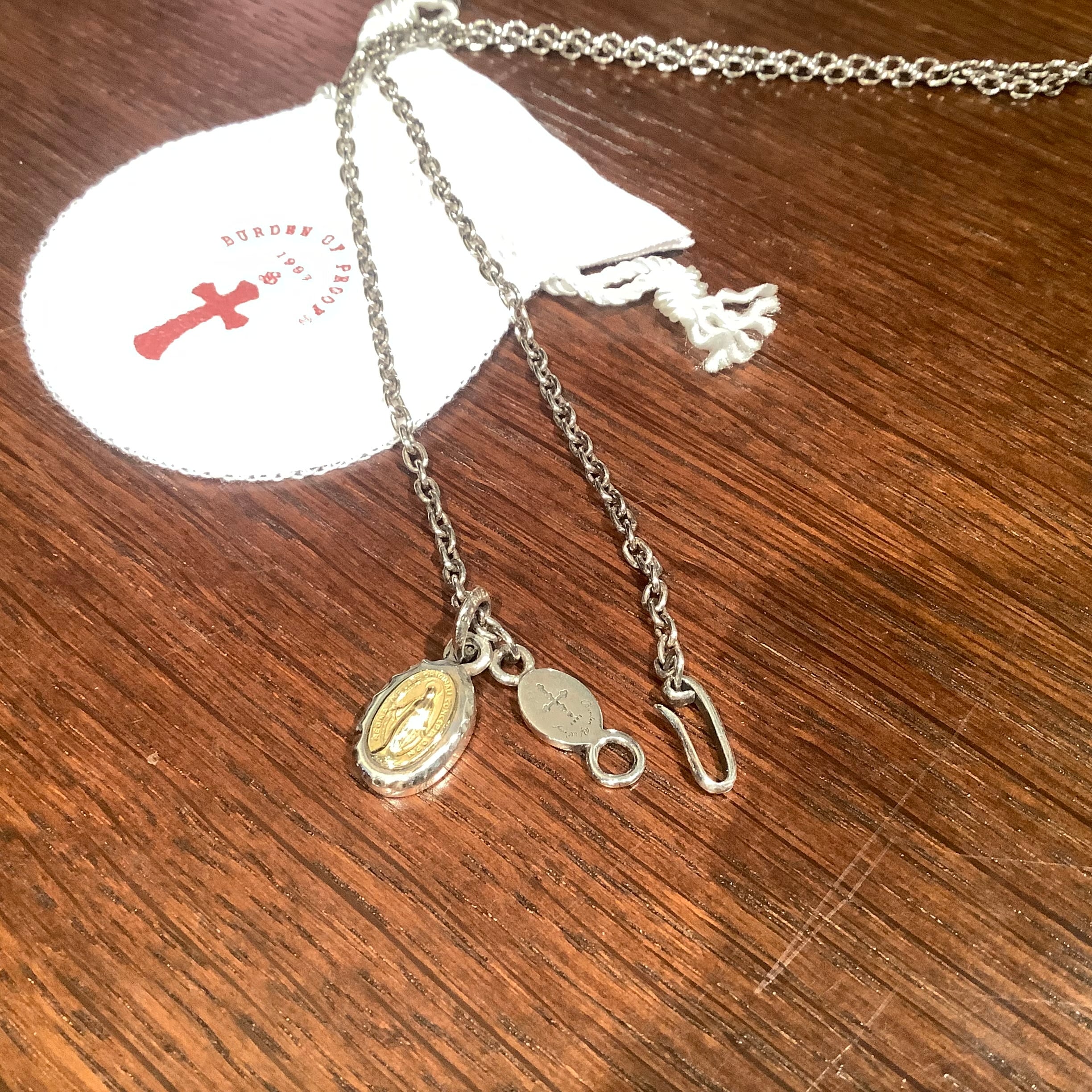 十字架ペンダント ネックレスバーデンオブプルーフジーザスマリア
