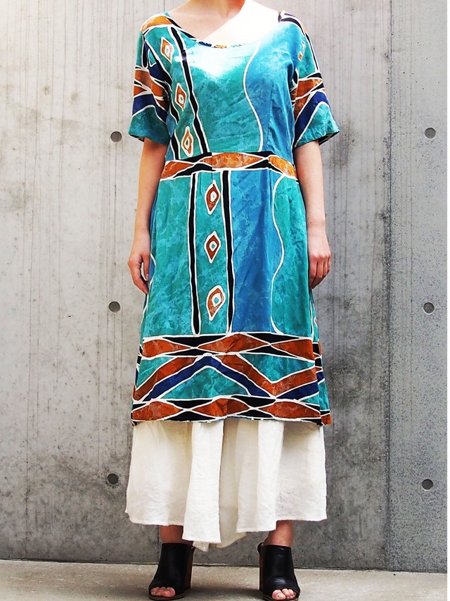 ETHNIC STYLE VINTAGE DRESS