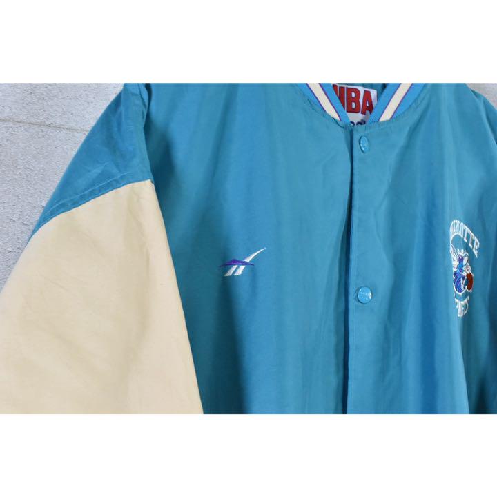 NBA Reebok HORNETS ホーネッツ ナイロンスタジャン 激レア | 古着屋2000