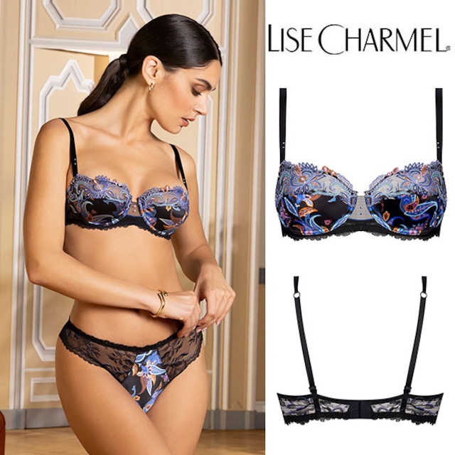 [M18ac] パッドなし3/4ブラ(D) 品番ACM3018 ※大きめ注意 【LISE CHARMEL】【リズシャルメル】【インポートランジェリー】