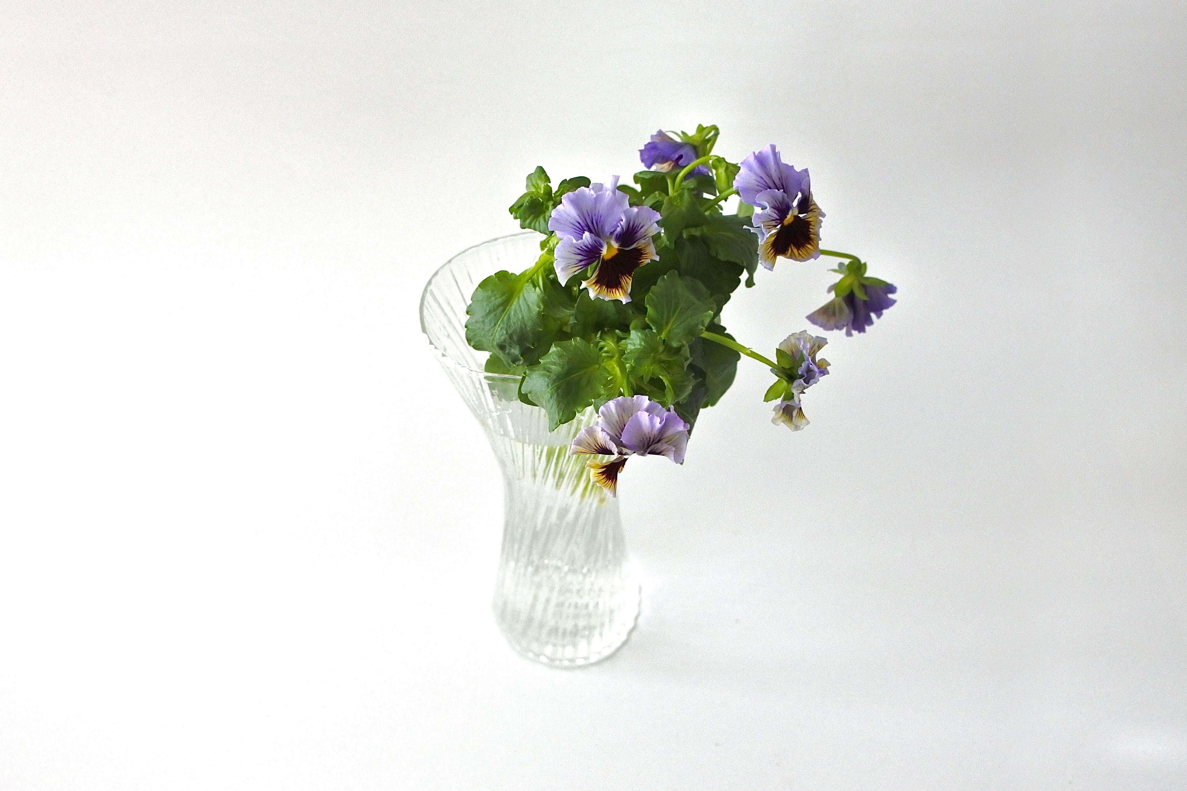 vintage NUUTAJÄRVI VILJA glass vase / ヴィンテージ ヌータヤルヴィ