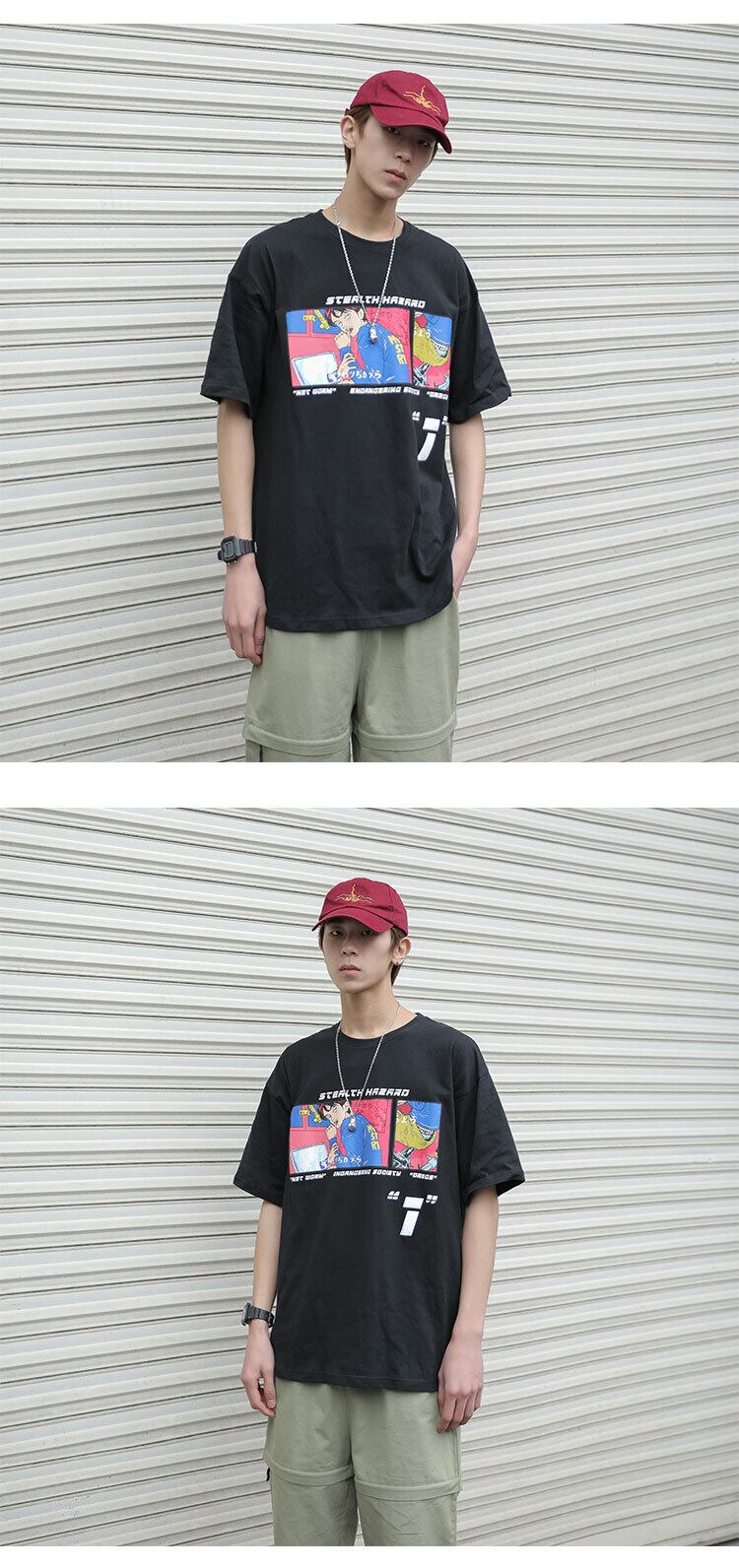 全3色 Tシャツ カットソー プリント カジュアル シンプル