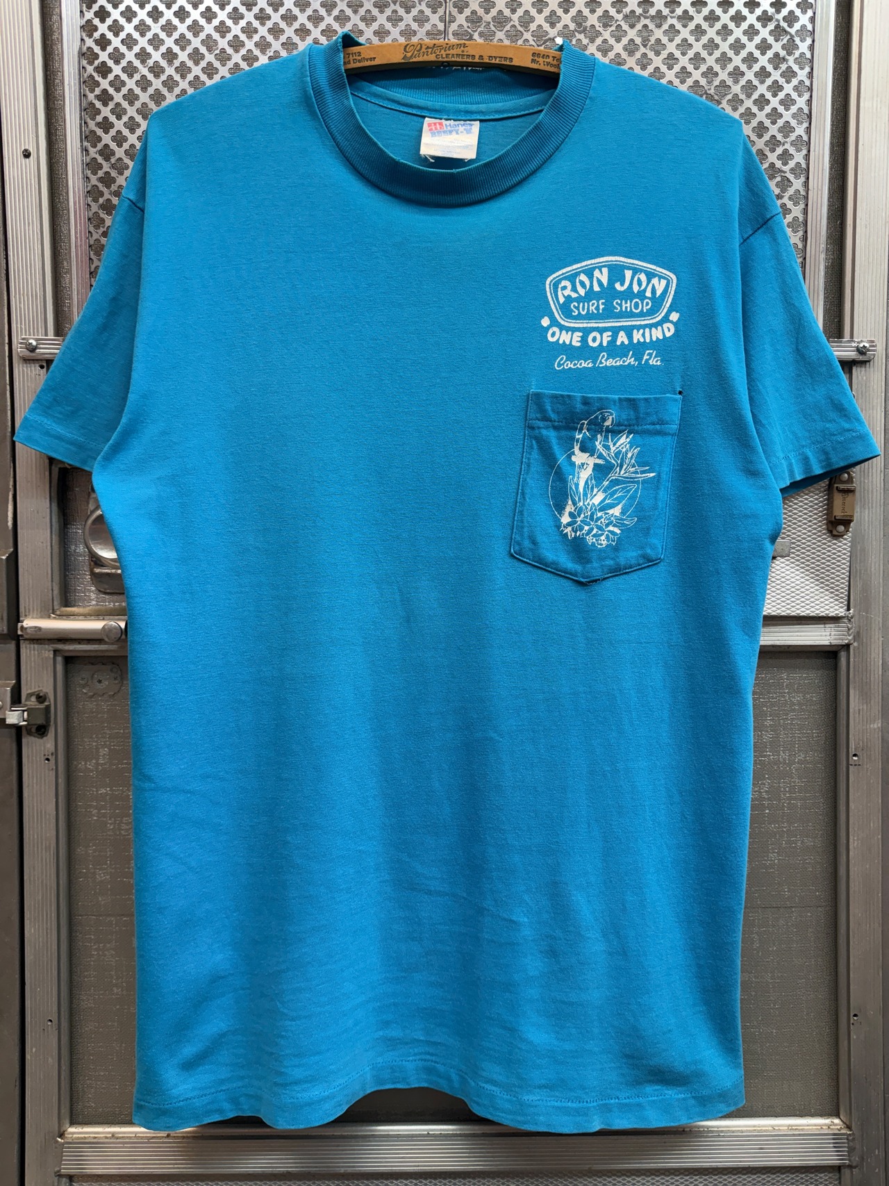 80s RON JON SURF SHOP / Hanes BEEFY-T made in usa・画像3