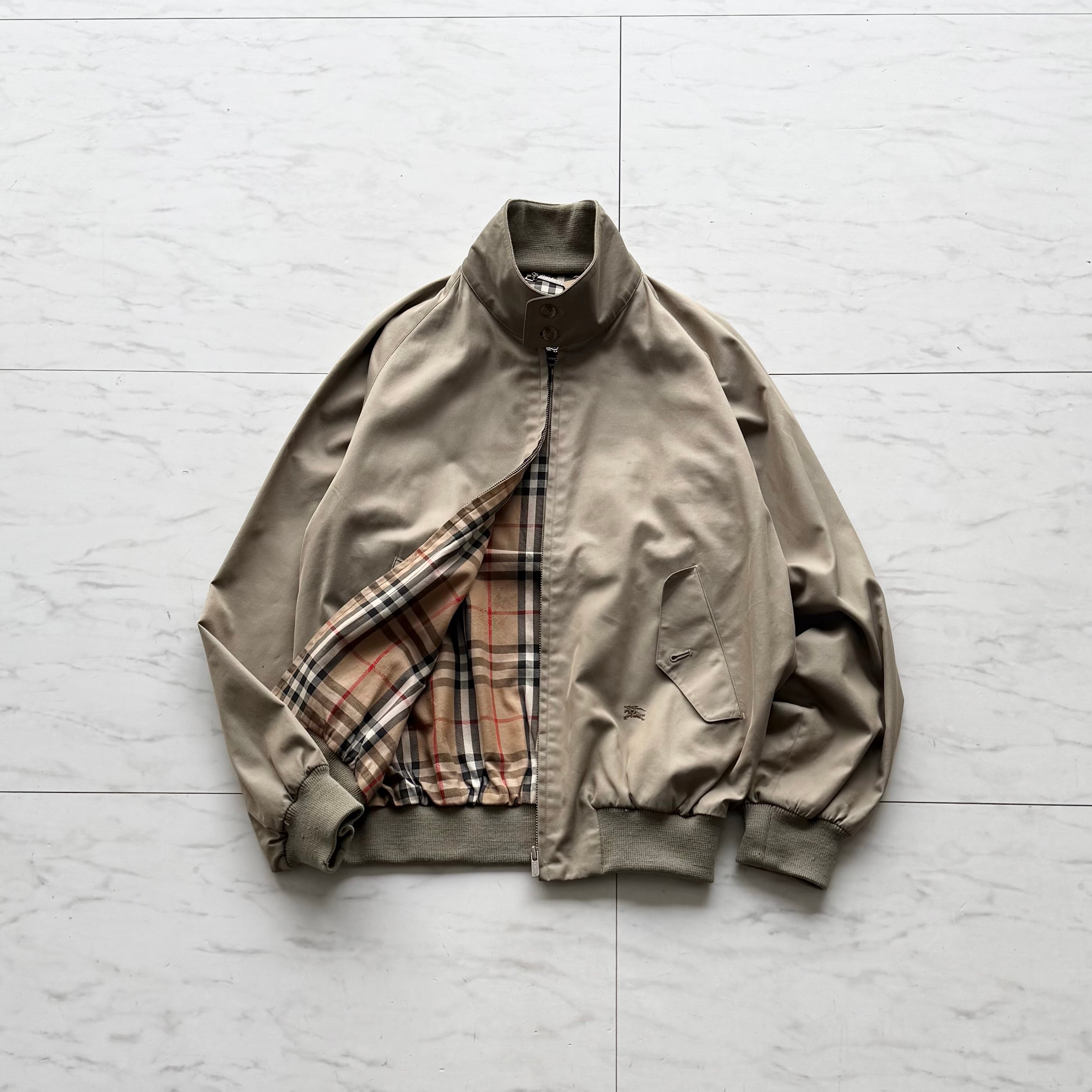 90s OLD Burberry Harrington jacket men'sL | 古着butterfly 90s OLD Burberry Harrington jacket men'sL | 古着butterfly