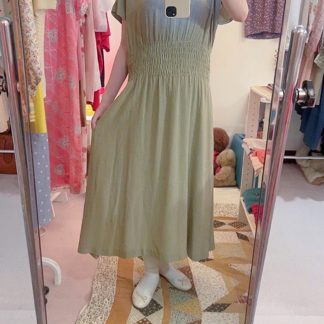 green check back button one-piece