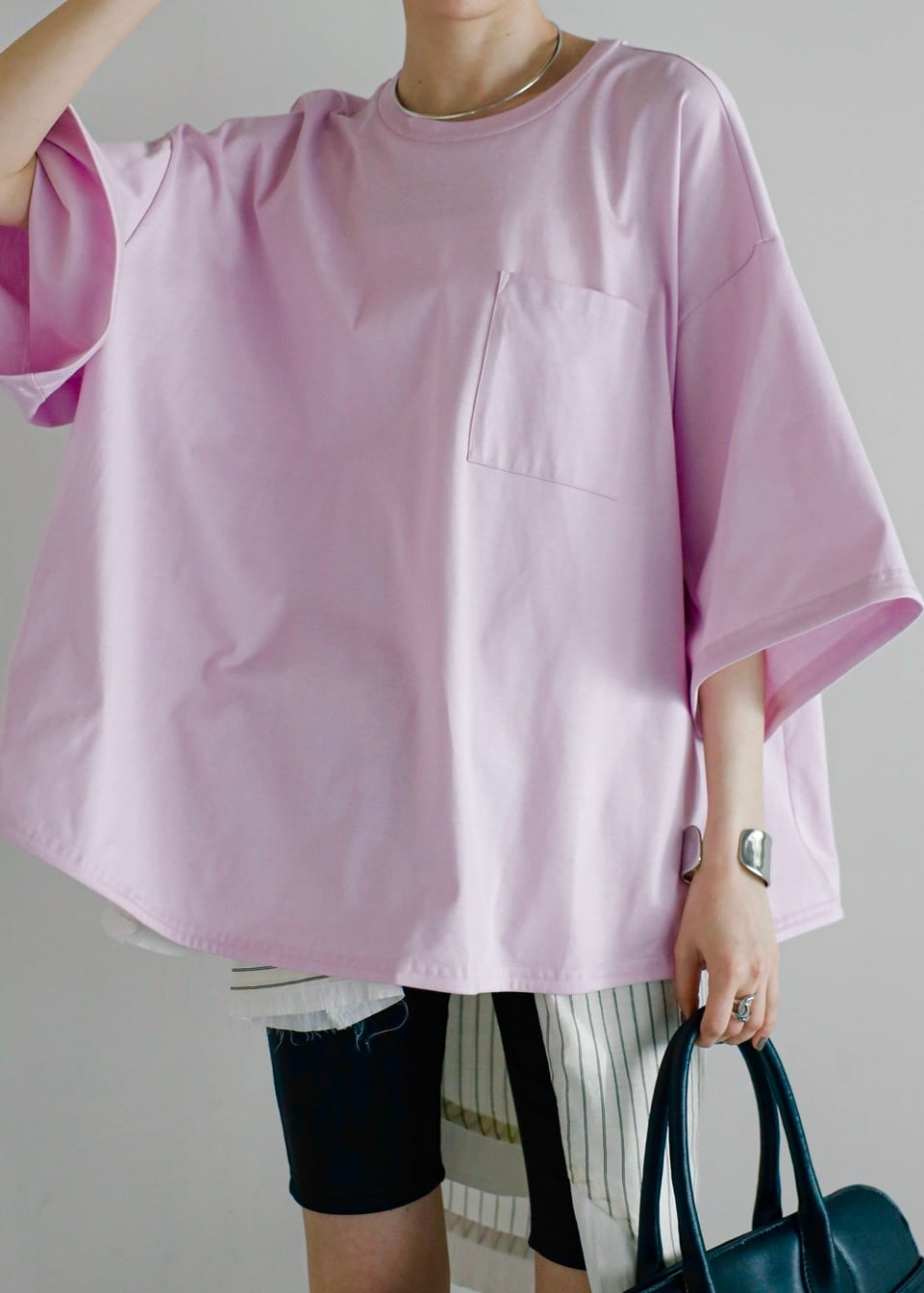 lig. リグドット form flare T / short (pink) Form Flare T (pink) | Lig.