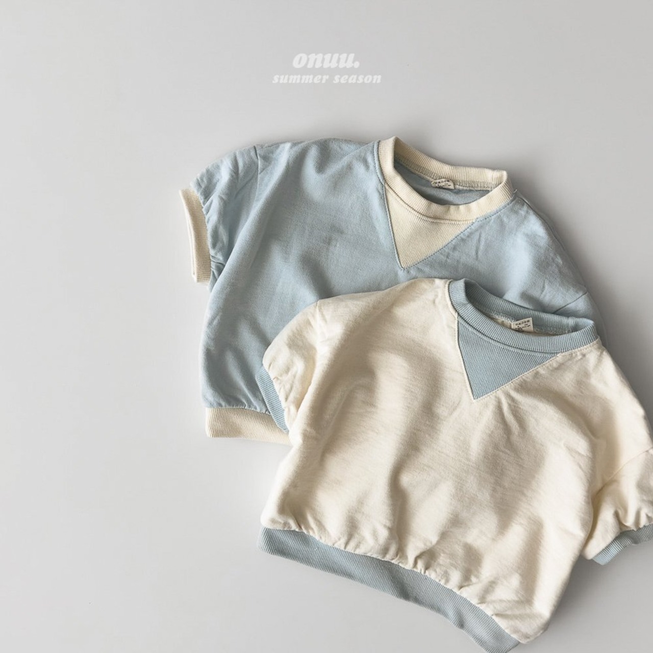 【ONU】スクエア半袖スウェット アイボリー 80〜120cm 2240729 - 5