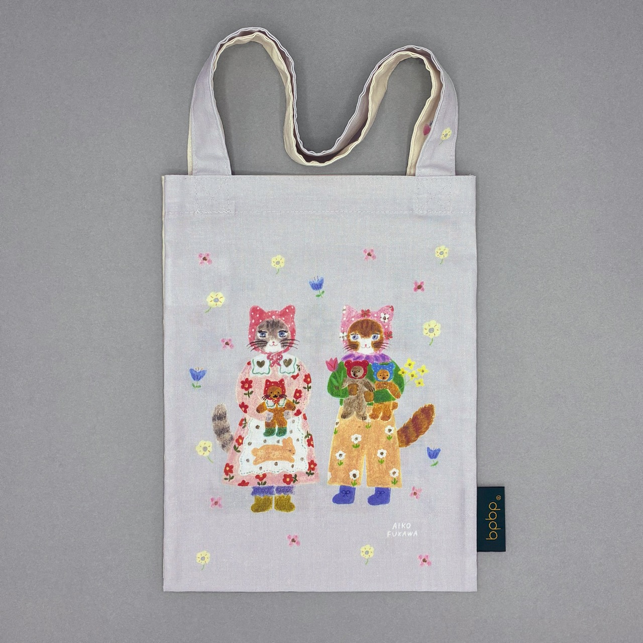 【Aiko Fukawa】SHEETING MINI TOTE BAG シーチング ミニトートバッグ -FRIENDS-