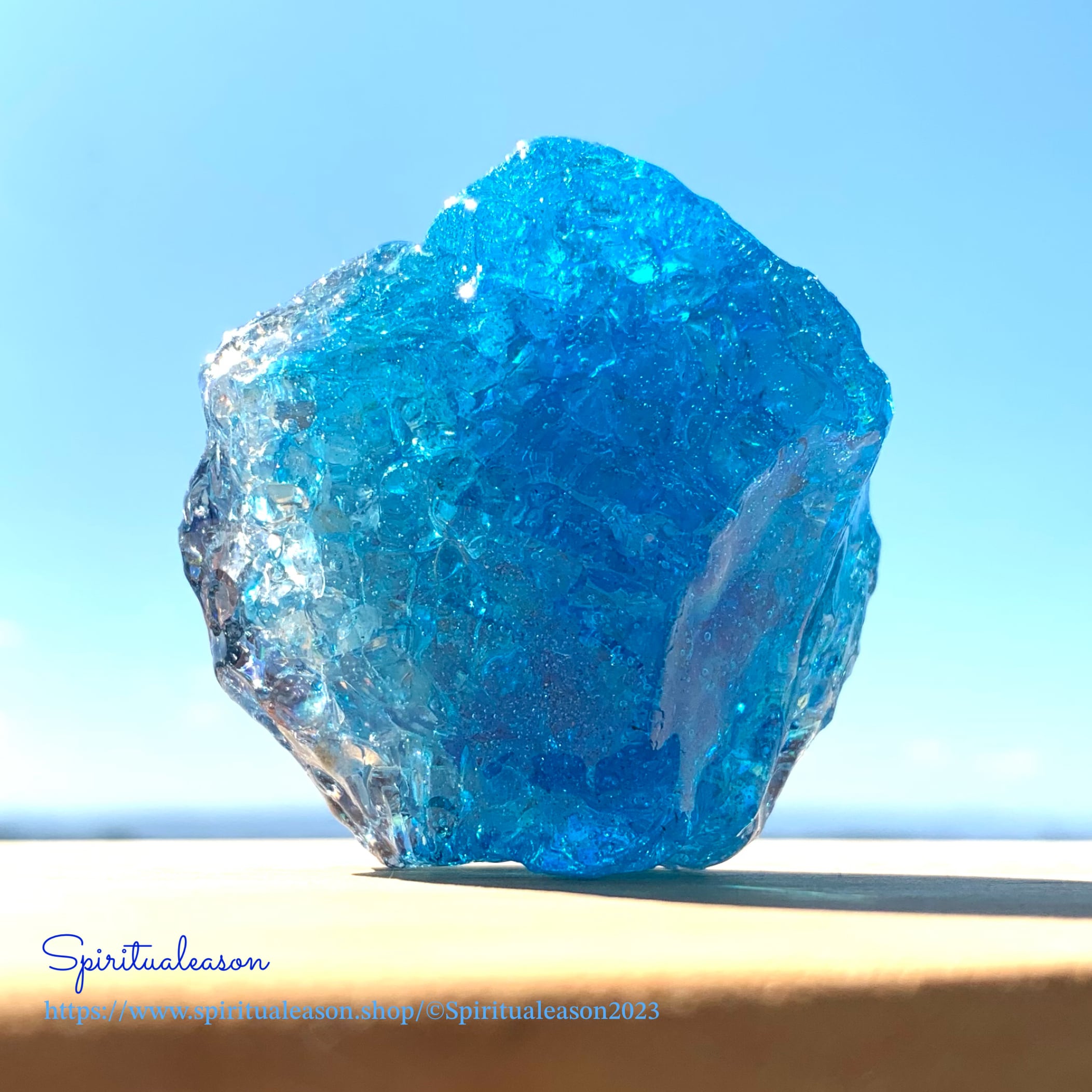 ネオ賢者の石オルゴナイト／color:海／マインドフルネス実践サポート