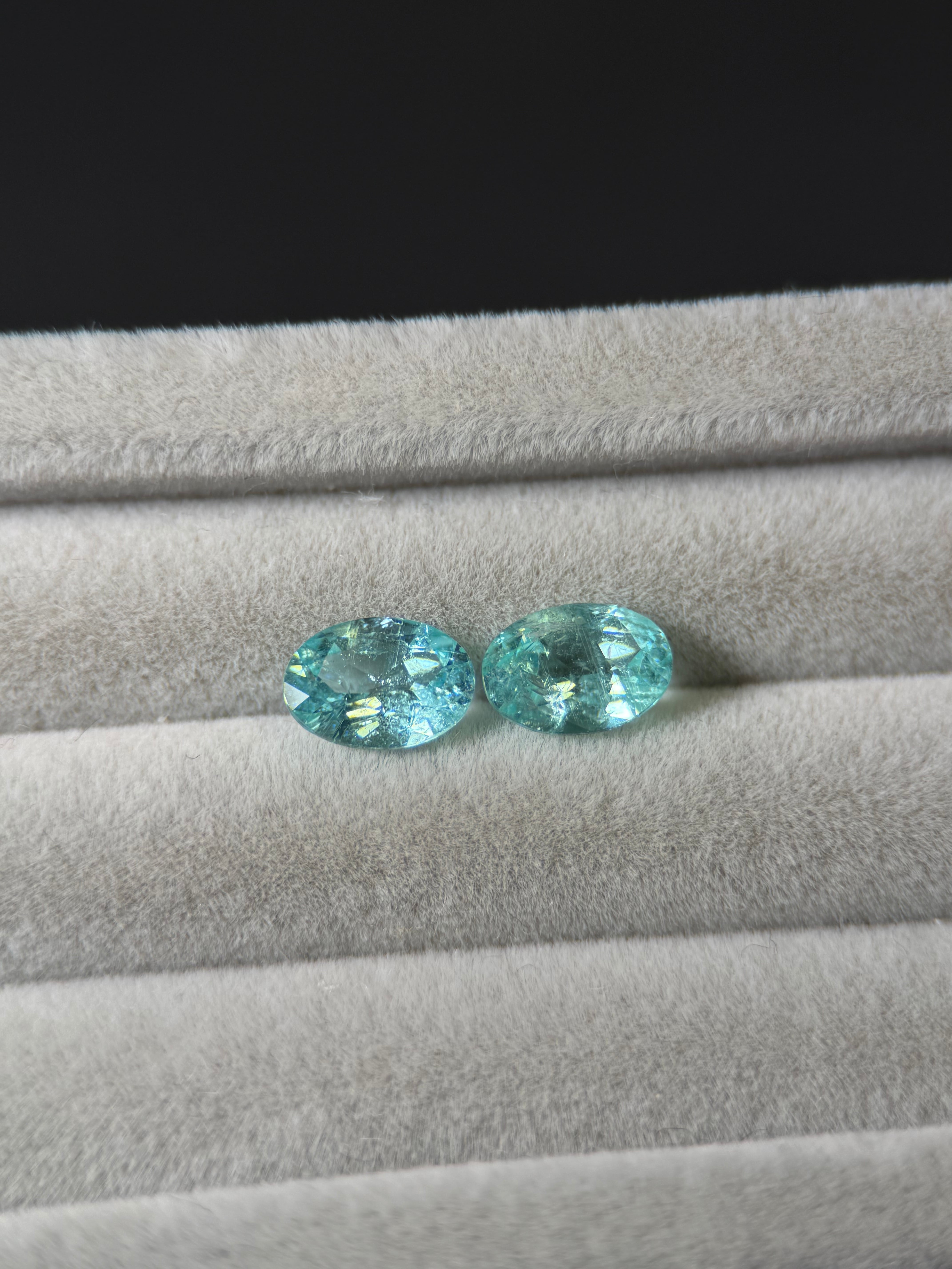 ルチルクオーツキャッツアイ 2個で2.45ct K18YG ルチルクォーツ