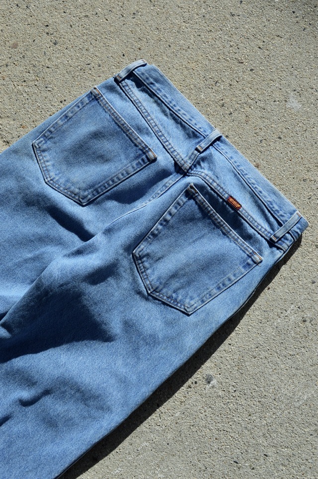 RUSTLER by Wrangler 1990's 87619SW Made in Mexico Straight Fit Denim W33 ラスラー デニム 90s