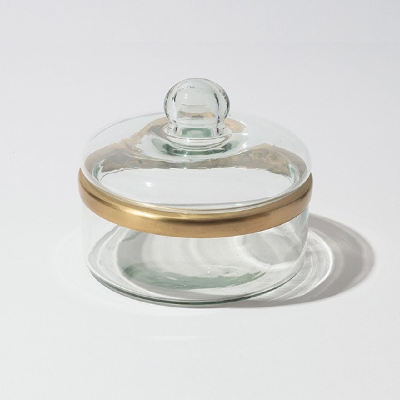 ゴールド ガラスキャニスター