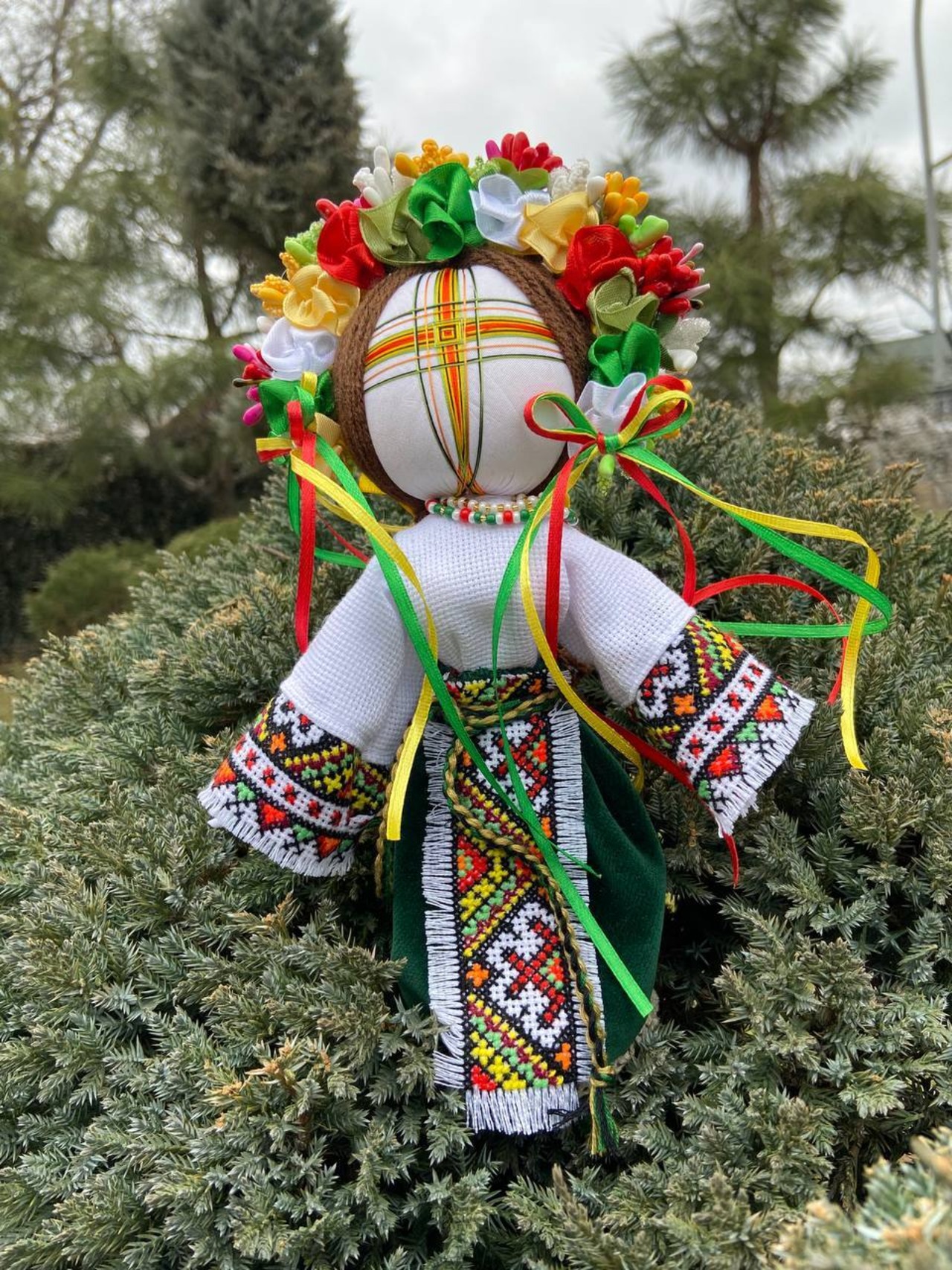 UA.Designer手作りモタンカ 25cm（ウクライナの御守り） - 9