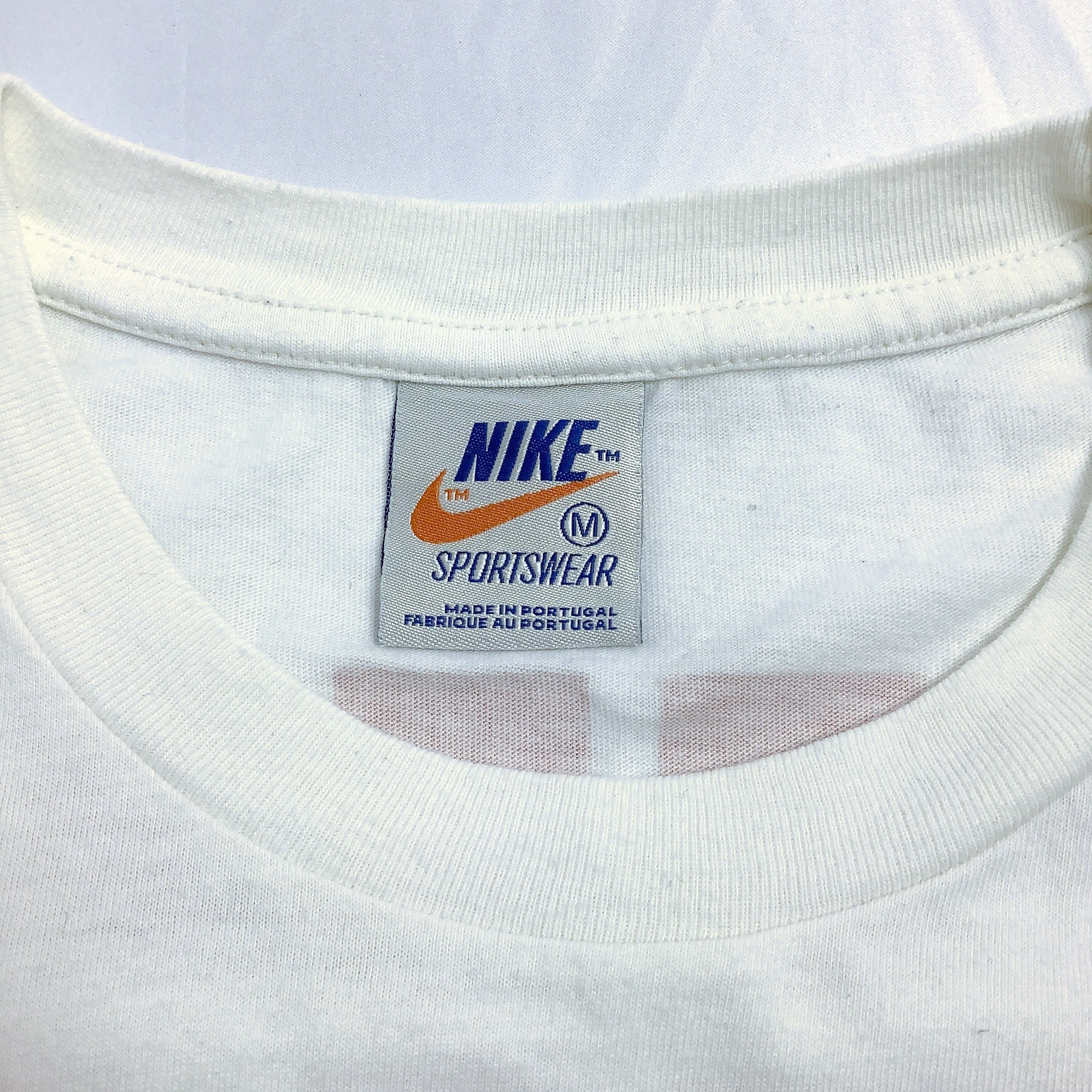 ナイキ 希少【ポルトガル製】NIKE ホワイトレーベル ゴツナイキ T