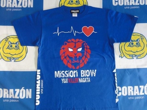 永田裕志✖️CORAZON『MISSION BLOW』Tシャツ