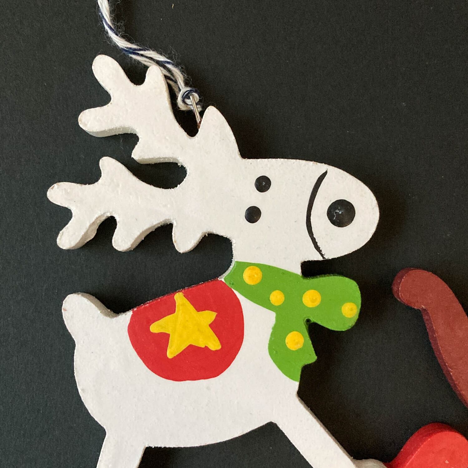 新色追加〉オーナメント トナカイの木馬 | Dua-アクセサリーパーツショップ