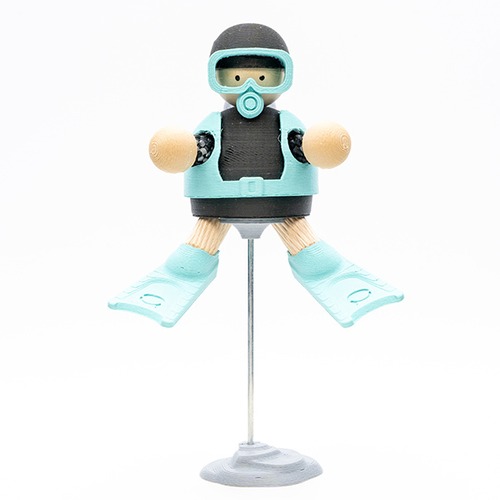 Pikkuni Scuba Diver［Mint Blue］