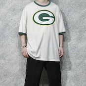 green bay packers print ringer tee boro