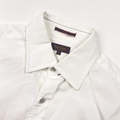 Paul Smith ポールスミス ポケット 長袖シャツ S/ホワイト メンズ