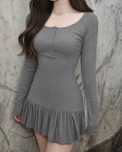 Girly Line Mini Dress