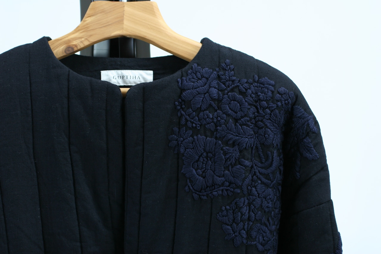 【GUPTIHA】Sobakasu Khadi Quilt Jacket(63413-096)