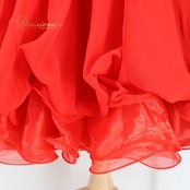 社交ダンス 衣装 Scarlet スカーレット スカート レッスンウェア レッド系 無地 シンプル 練習 レッスン 赤 青 鮮やか ボリューム ふんわり おしゃれ かわいい ダンス衣装 イベント ステージ パーティー 日本製 ブルー系