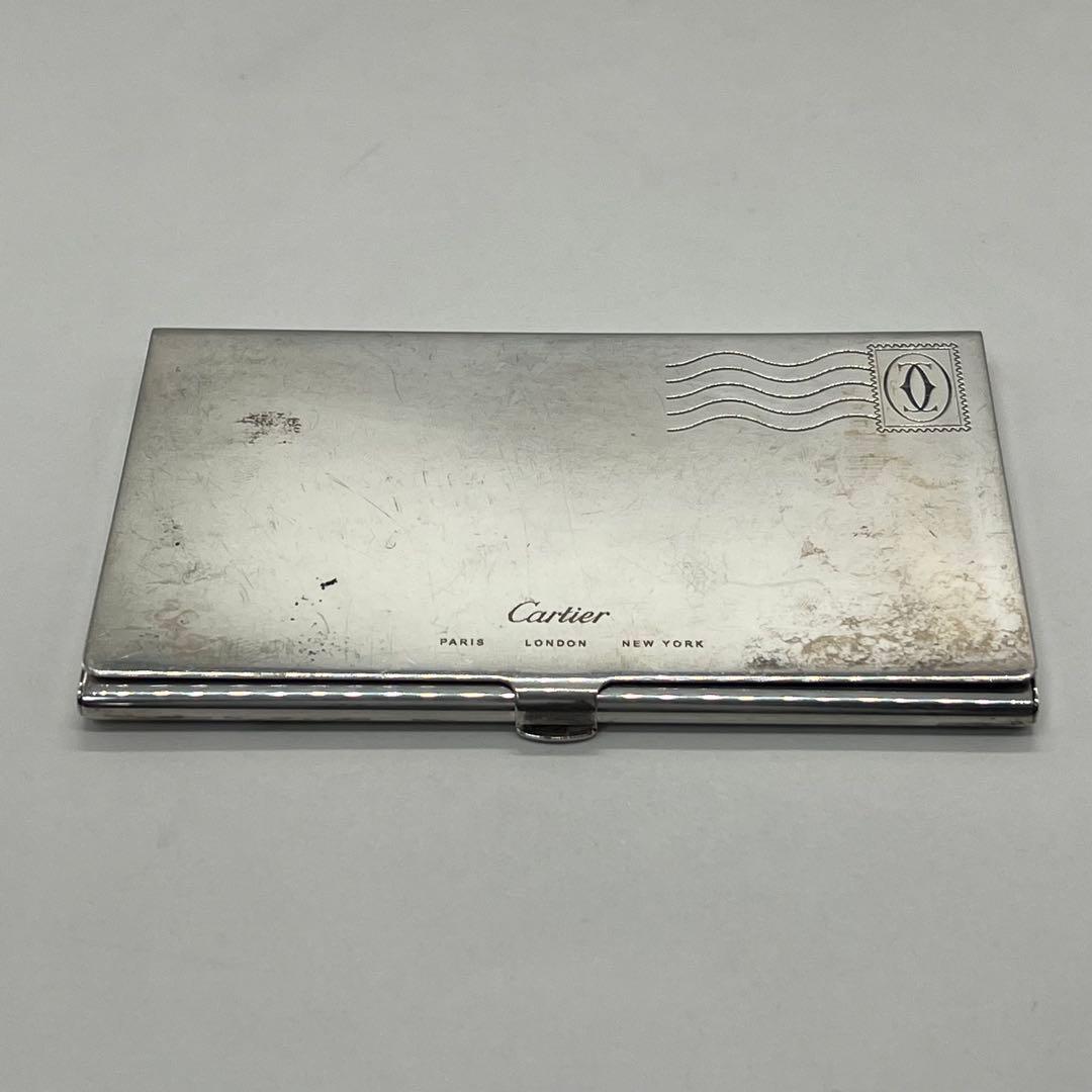 カルティエ CARTIER 名刺入れ カードケース SV925 ヴィンテージ