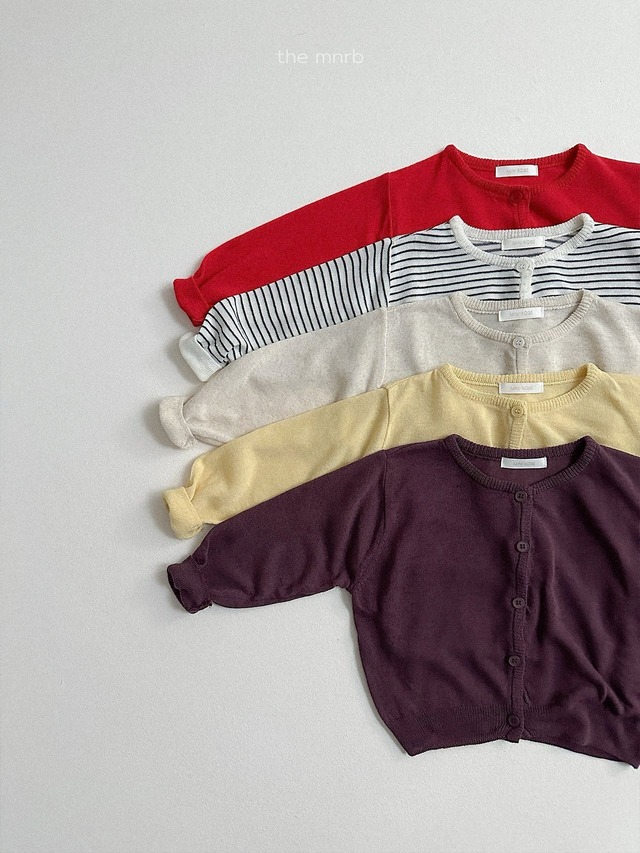 《予約》 minirobe ベリーサマーカーディガン