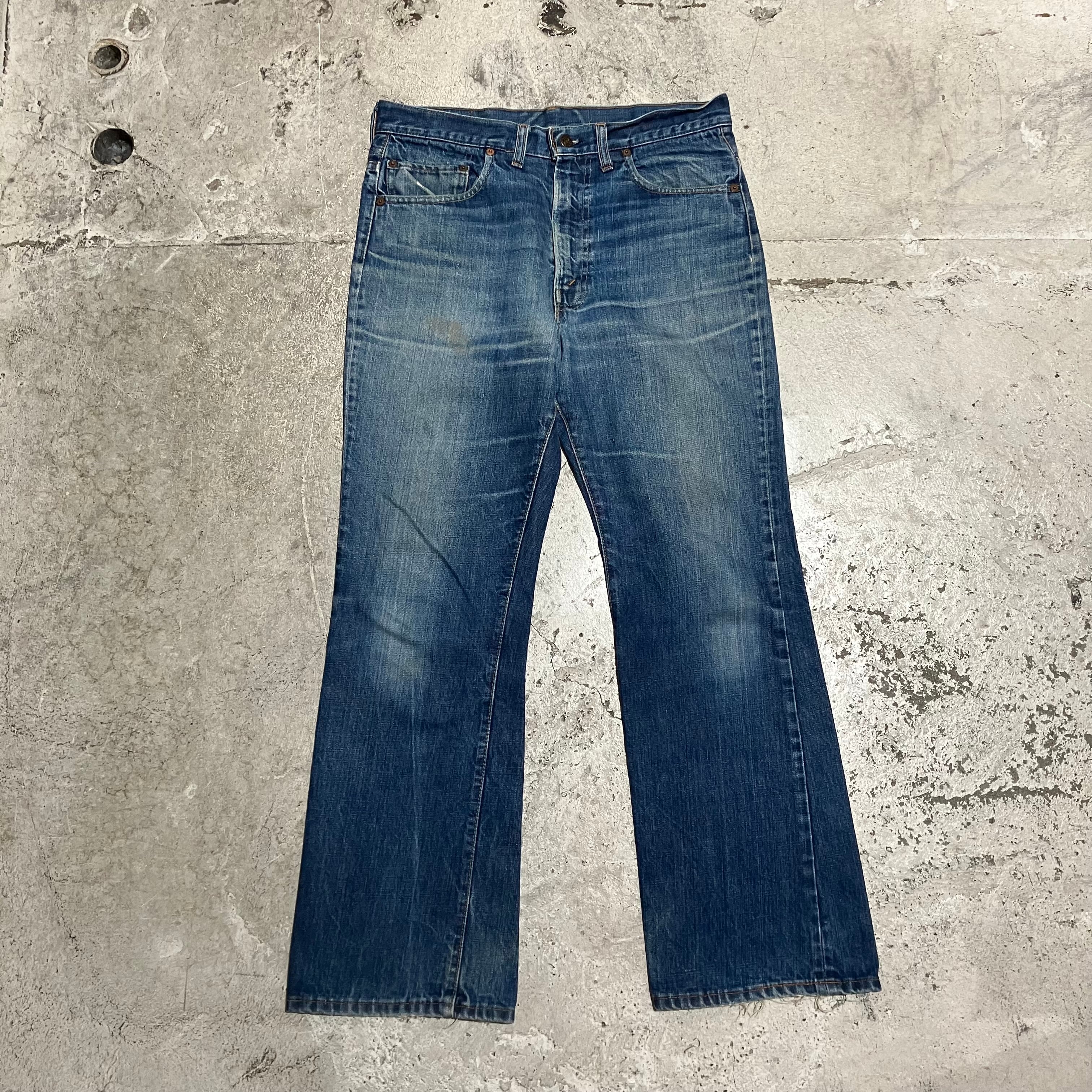 LEVI'S（70s）／517 フレアパンツ（濃紺）-