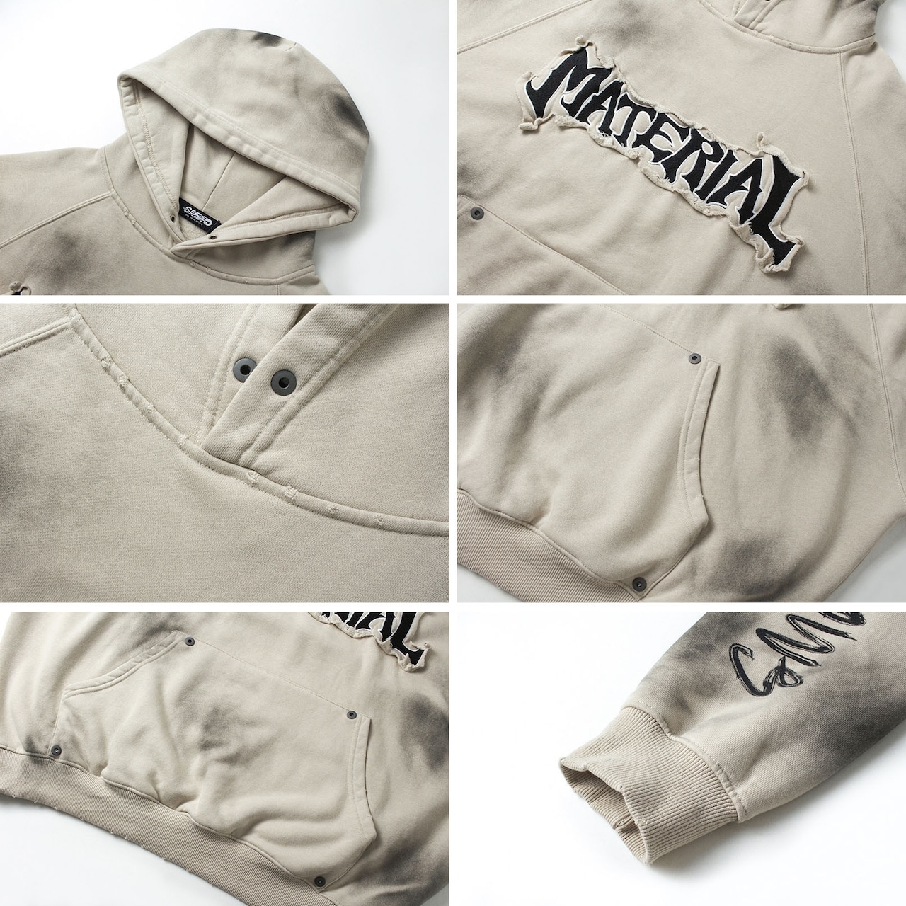 VINTAGE ウォッシュ加工 セットアップ パーカー T631