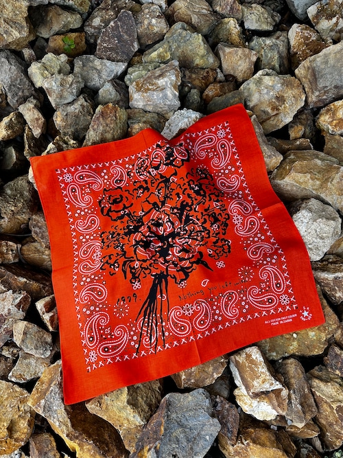 FLOWER BANDANA (ORANGE)