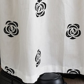 ローズ 刺繍 ツーピース 00003