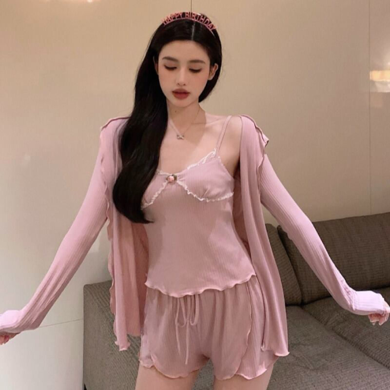 レースレディースサマーカーディガンショーツ 夏物 ブルマー ピュア YY-ファッション1155920542