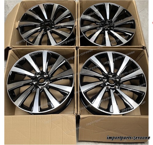 22インチ 新品 10 スポーク ブラック スタイル ホイール レンジローバー Vogue スポーツ SVR 5x120 " -BRN-12293★