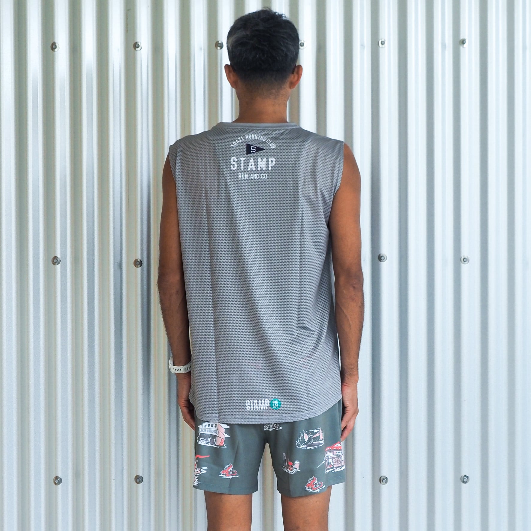 STAMP RUN&CO タンクトップ XXS STAMP RUN & CO｜STAMP GRAPHIC TANK (STAMP TRAIL RUNNING CLUB
