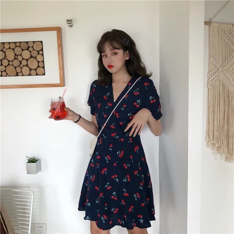 ヴィンテージチェリーワンピース Selectshop Liliana